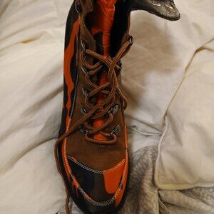 Wet Kiss Combat Heel Boots